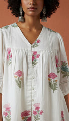 SUMMER Beads Cotton Top – Handcrafted Beadwork Comfort Wear for Effortless Everyday Styling