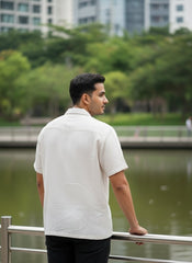 CELESTIAL Men’s Shirt Taurus – Zodiac Embroidered Edition