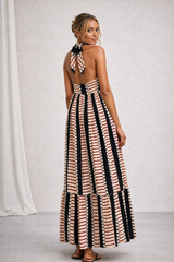 MALAIKA Flared Cotton Tie Dress – Breathable Halter Neck Summer Dress for Women | Australia & New Zealand for women Australia