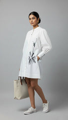 YURI Loose-Fit A-Line Cotton Tunic for Women