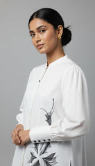 YURI Loose-Fit A-Line Cotton Tunic for Women