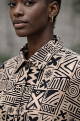 ECHOES Printed Cotton Co-Ord Set – Day to Evening Comfort