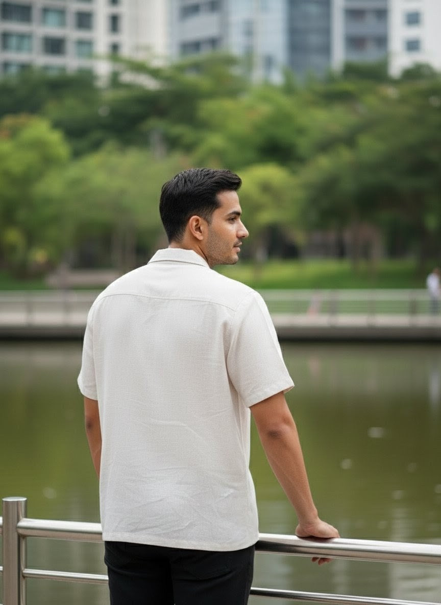 CELESTIAL Men’s Shirt Taurus – Zodiac Embroidered Edition