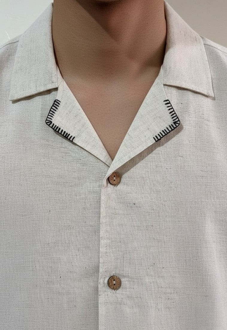 CELESTIAL Men’s Shirt Taurus – Zodiac Embroidered Edition