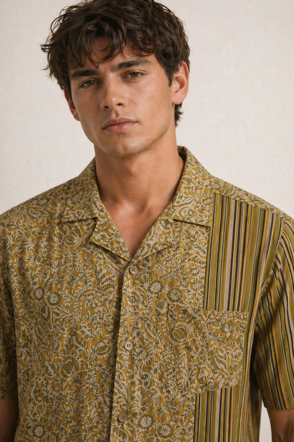 KALAMKARI Hand Block Cotton Shirt – Breathable Printed Shirt for Men | Australia & New Zealand