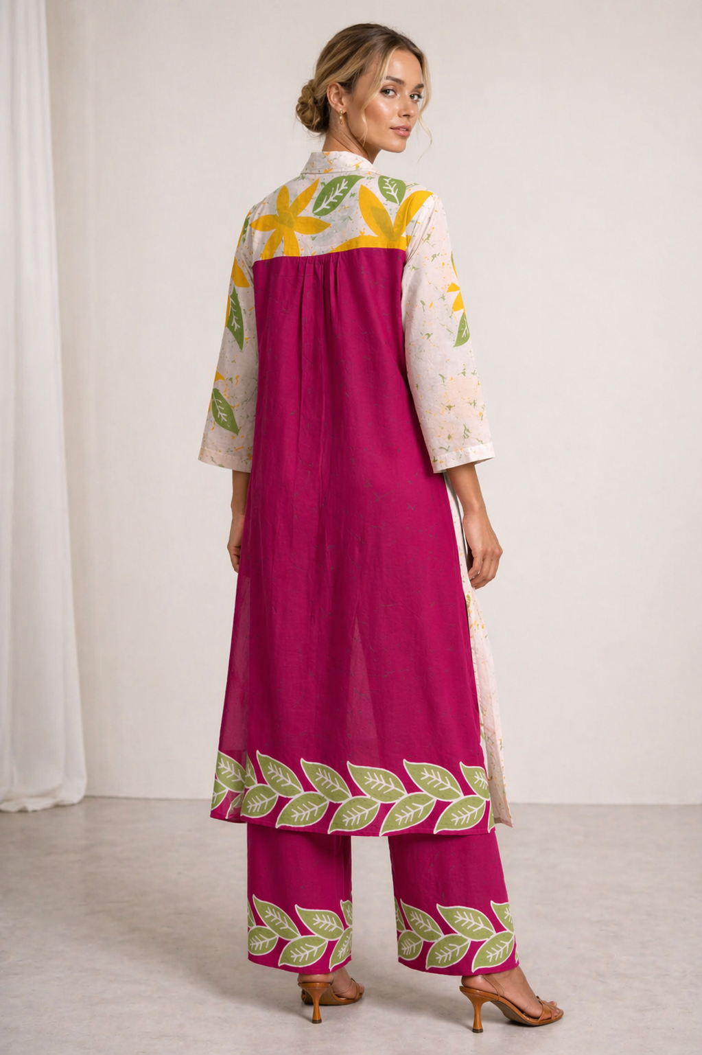 TROPICAL BREEZE Cotton Over Jacket Co-Ord Set – Breathable Resort Wear for Women | Australia & New Zealand