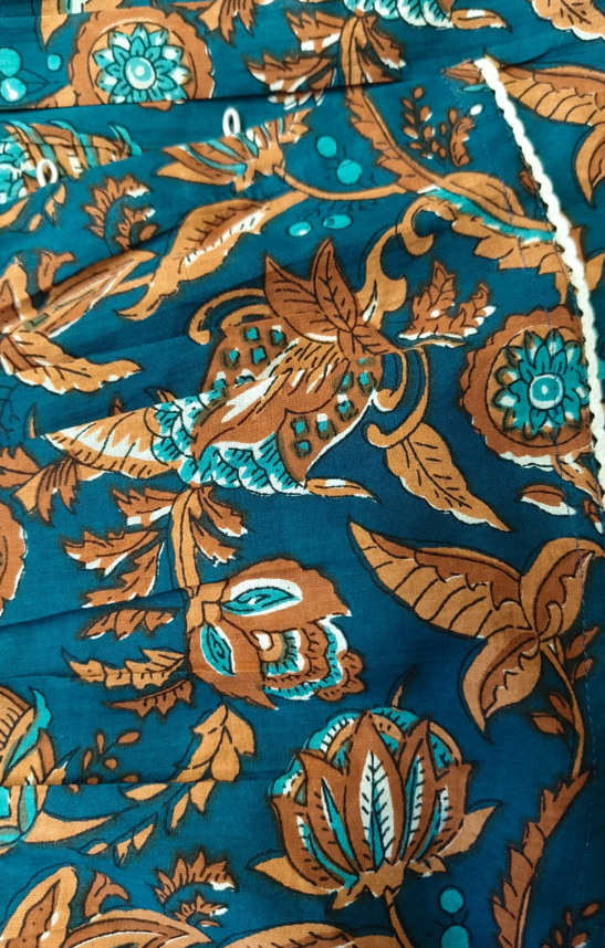 NEEL Comfort Fit Printed Peplum Top – Premium Cotton Casual Top for Women