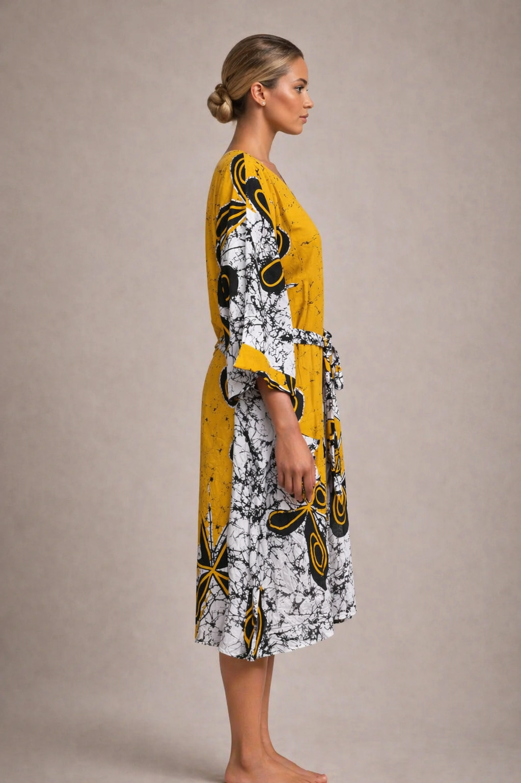 BAGA Batik Cotton Kaftan – Breathable Summer Beach Dress for Women | Australia & New Zealand