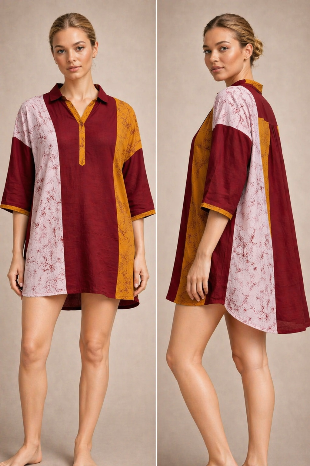 HANA Cotton Voile Shirt Dress – Breathable Summer Cover-Up Dress for Women | Australia & New Zealand