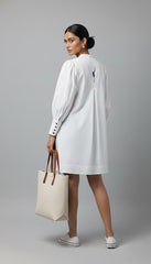 YURI Loose-Fit A-Line Cotton Tunic for Women
