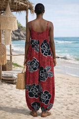 WILD FLOWER Cotton Overalls – Printed Summer Comfort