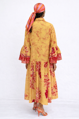 MARIGOLD Flared Cotton Dress – Breathable Floral Summer Dress for Women | Australia & New Zealand for women Australia