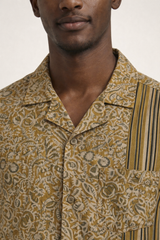 KALAMKARI Hand Blocked Cotton Shirt – Artisanal Heritage Edition