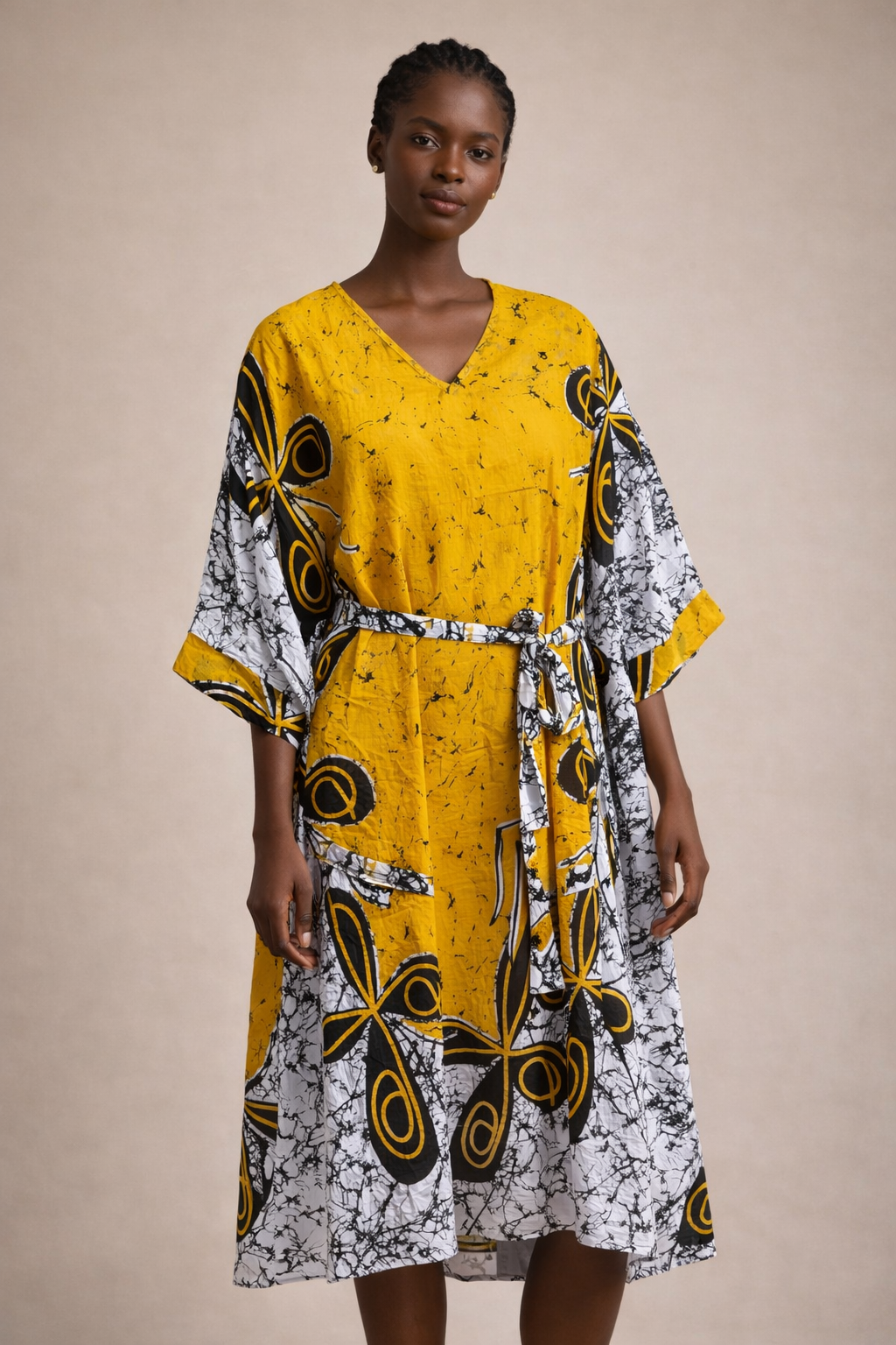 BAGA Batik Cotton Kaftan – Summer Beach Essential