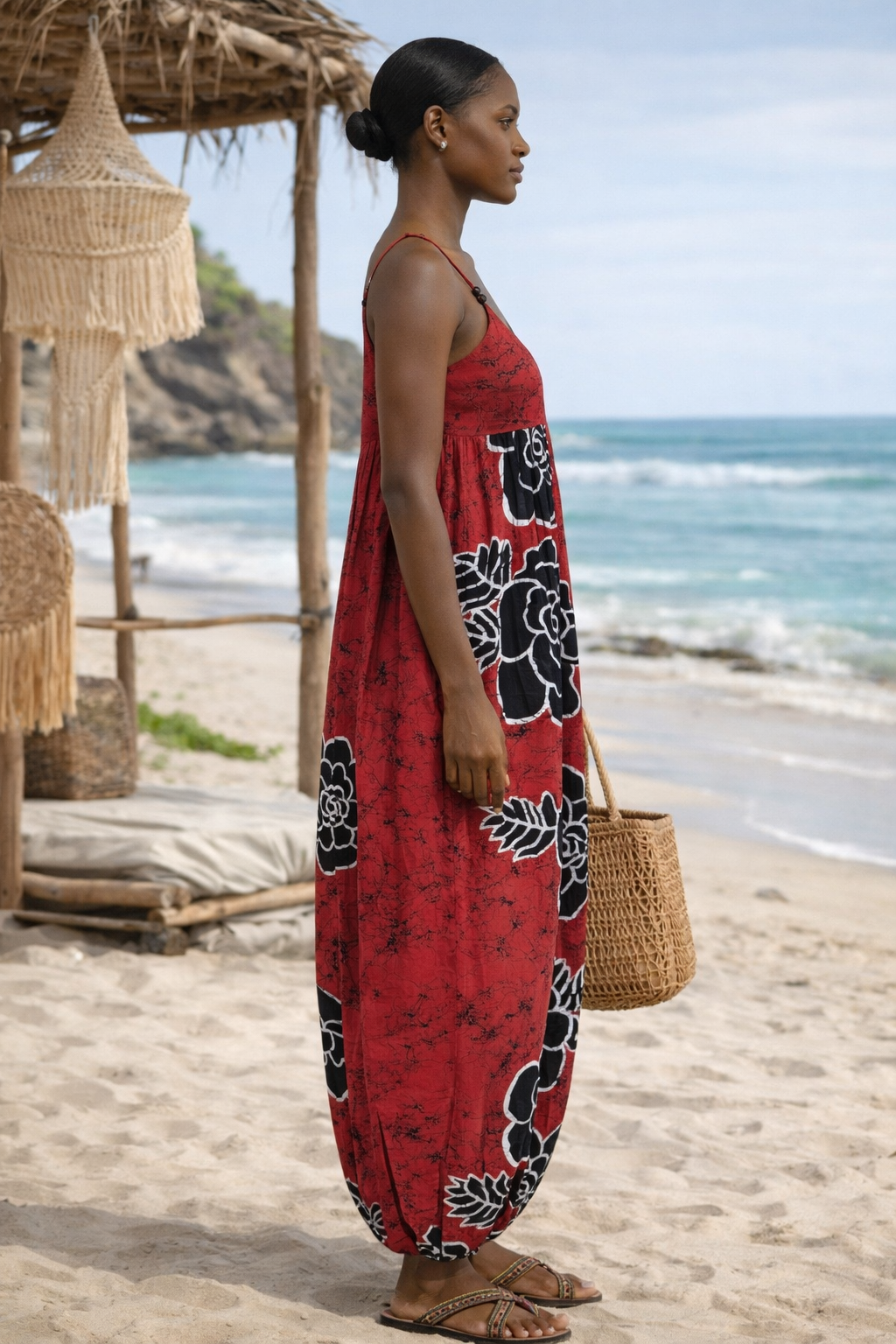 WILD FLOWER Cotton Overalls – Printed Summer Comfort