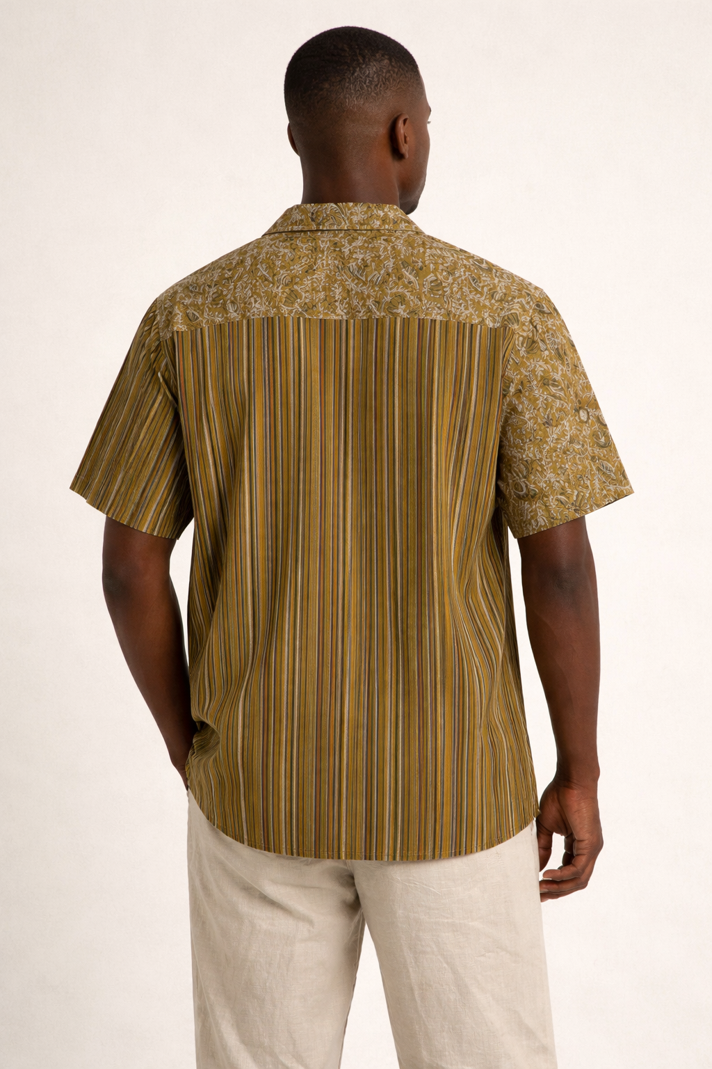 KALAMKARI Hand Blocked Cotton Shirt – Artisanal Heritage Edition