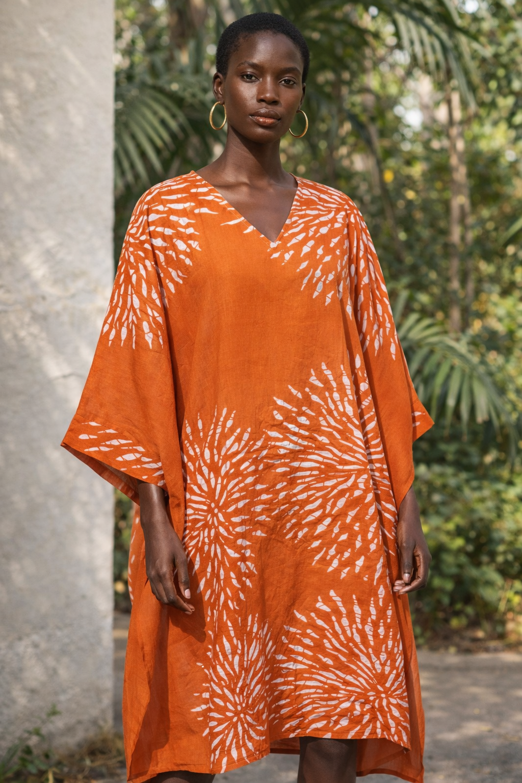 DAHLIA Cotton Kaftan – Floral Summer Essential