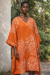 DAHLIA Cotton Kaftan – Floral Summer Essential