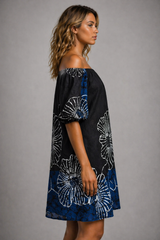 UZURI Off Shoulder Cotton Dress – Breathable Floral Summer Dress for Women | Australia & New Zealand