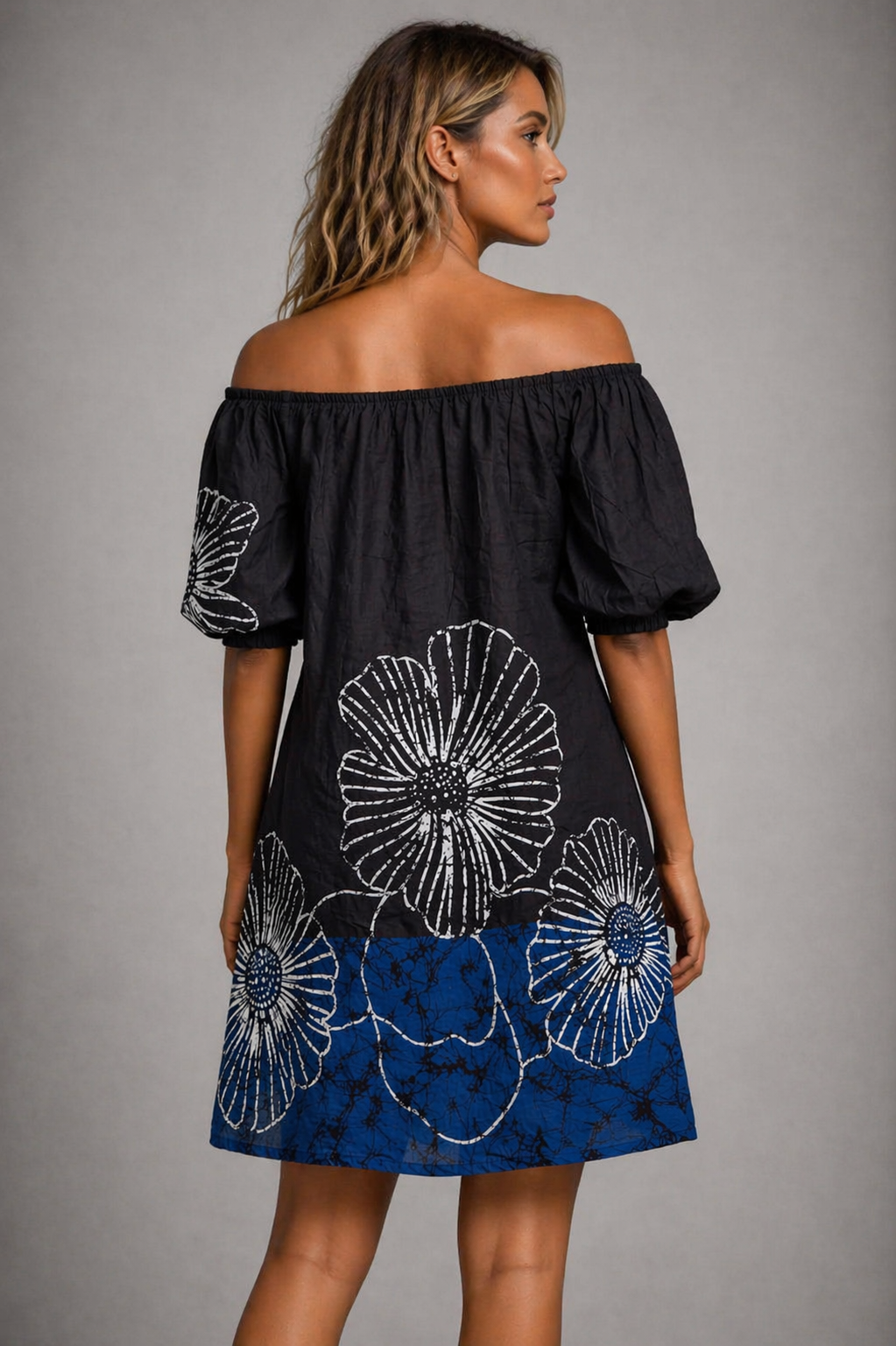 UZURI Off Shoulder Cotton Dress – Breathable Floral Summer Dress for Women | Australia & New Zealand